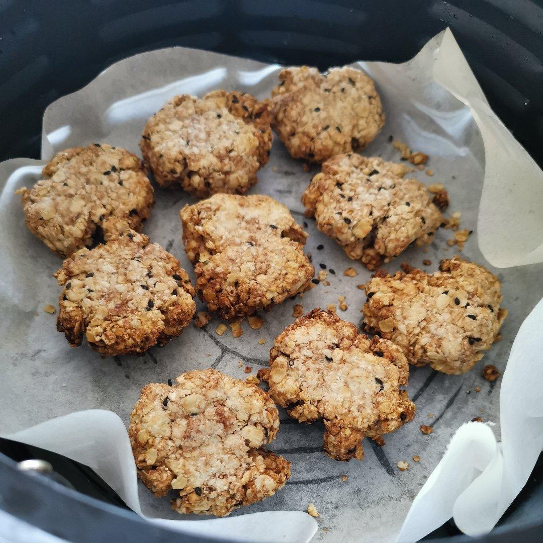 无糖低卡高纤香蕉燕麦饼干