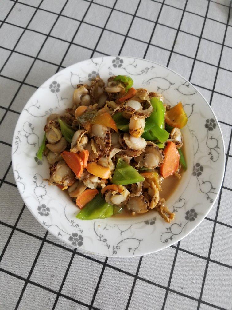 家常小炒扇贝肉