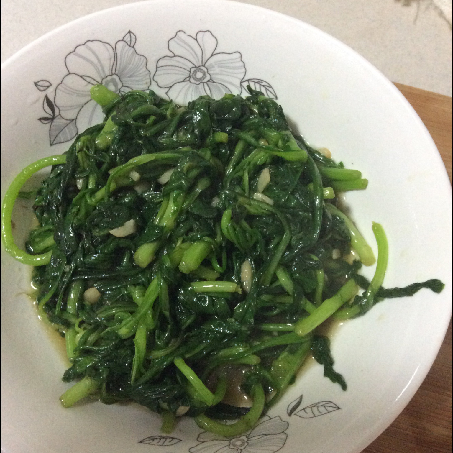 清炒茼蒿