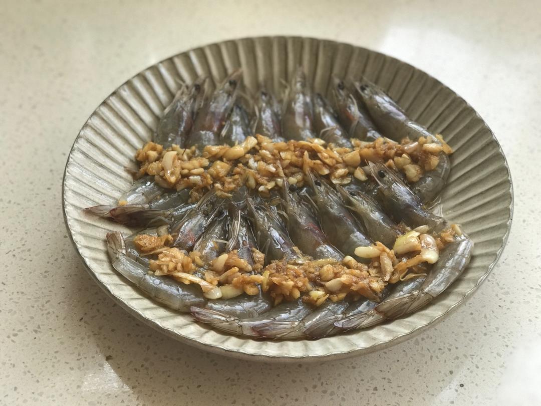 蒜蓉蒸虾