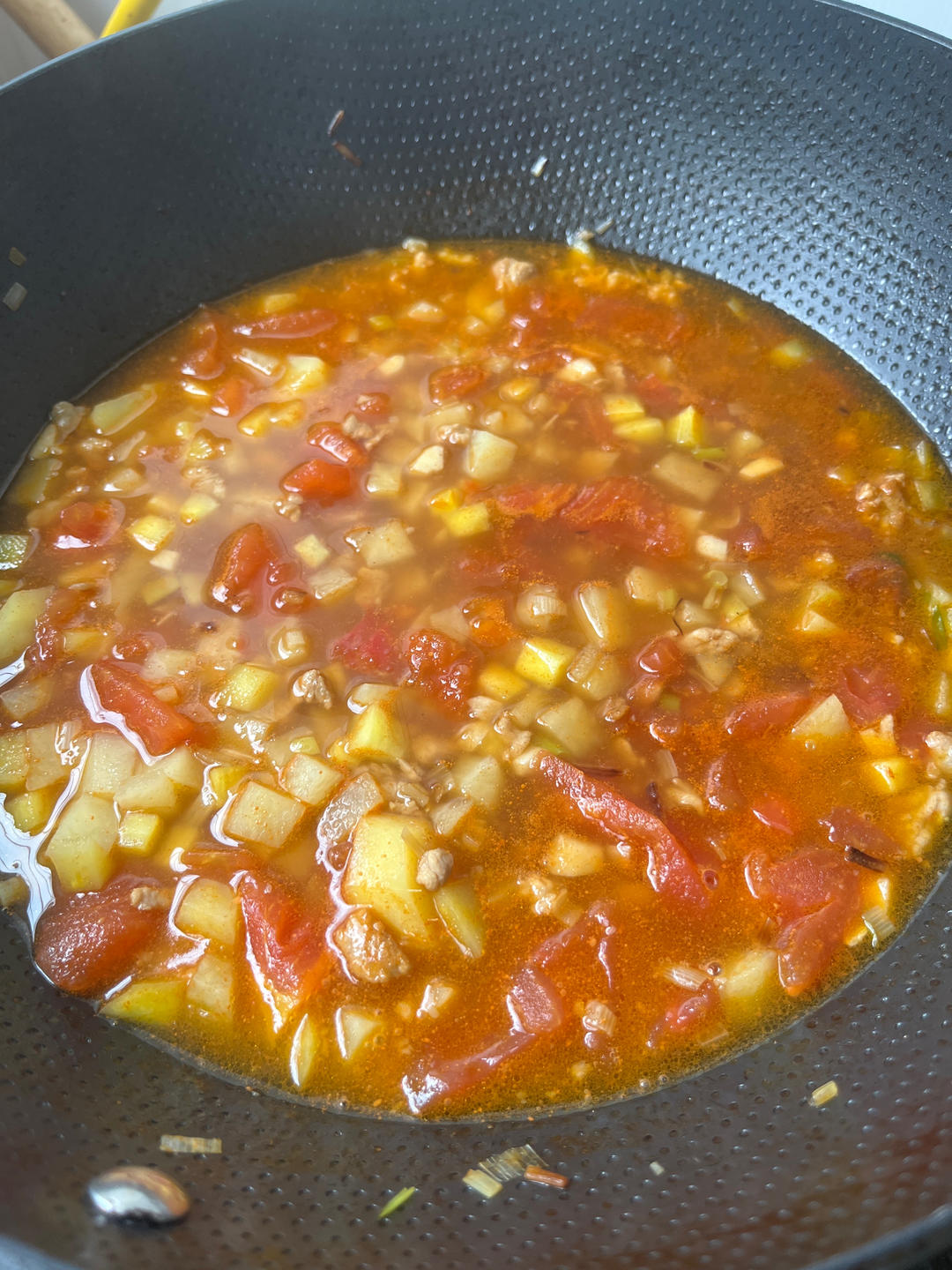 肉末土豆胡萝卜丁