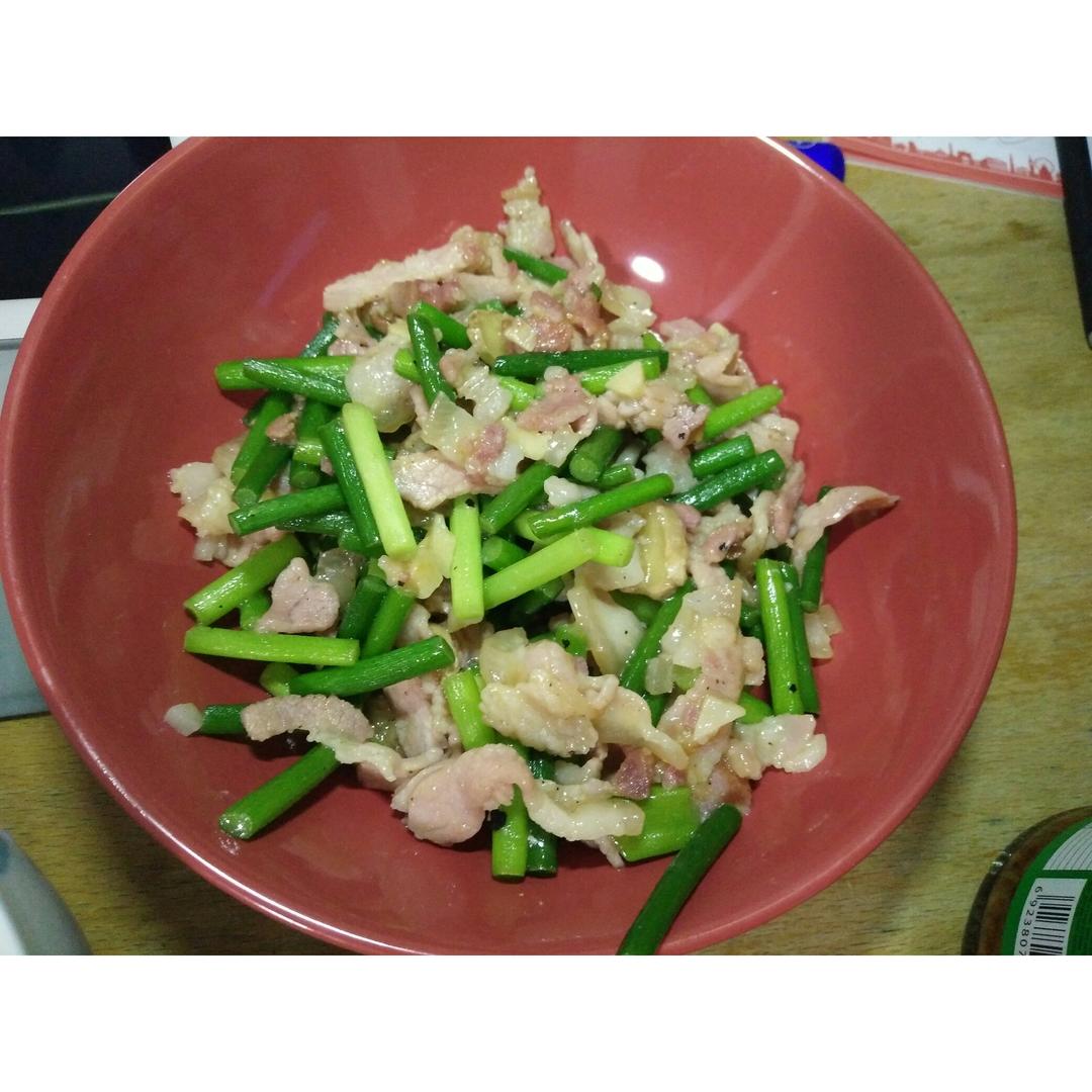 蒜薹炒肉丝