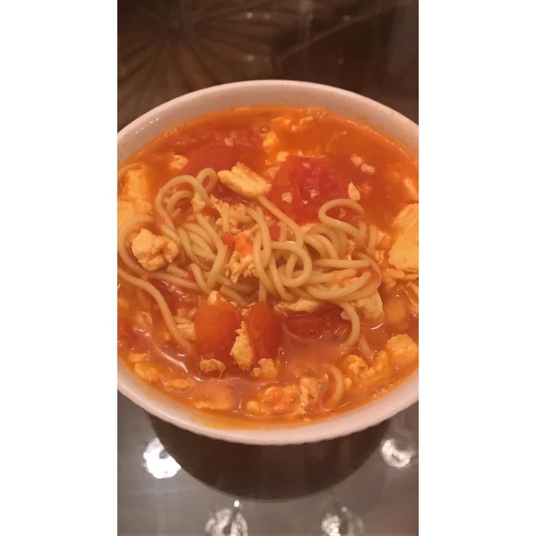 西红柿鸡蛋面