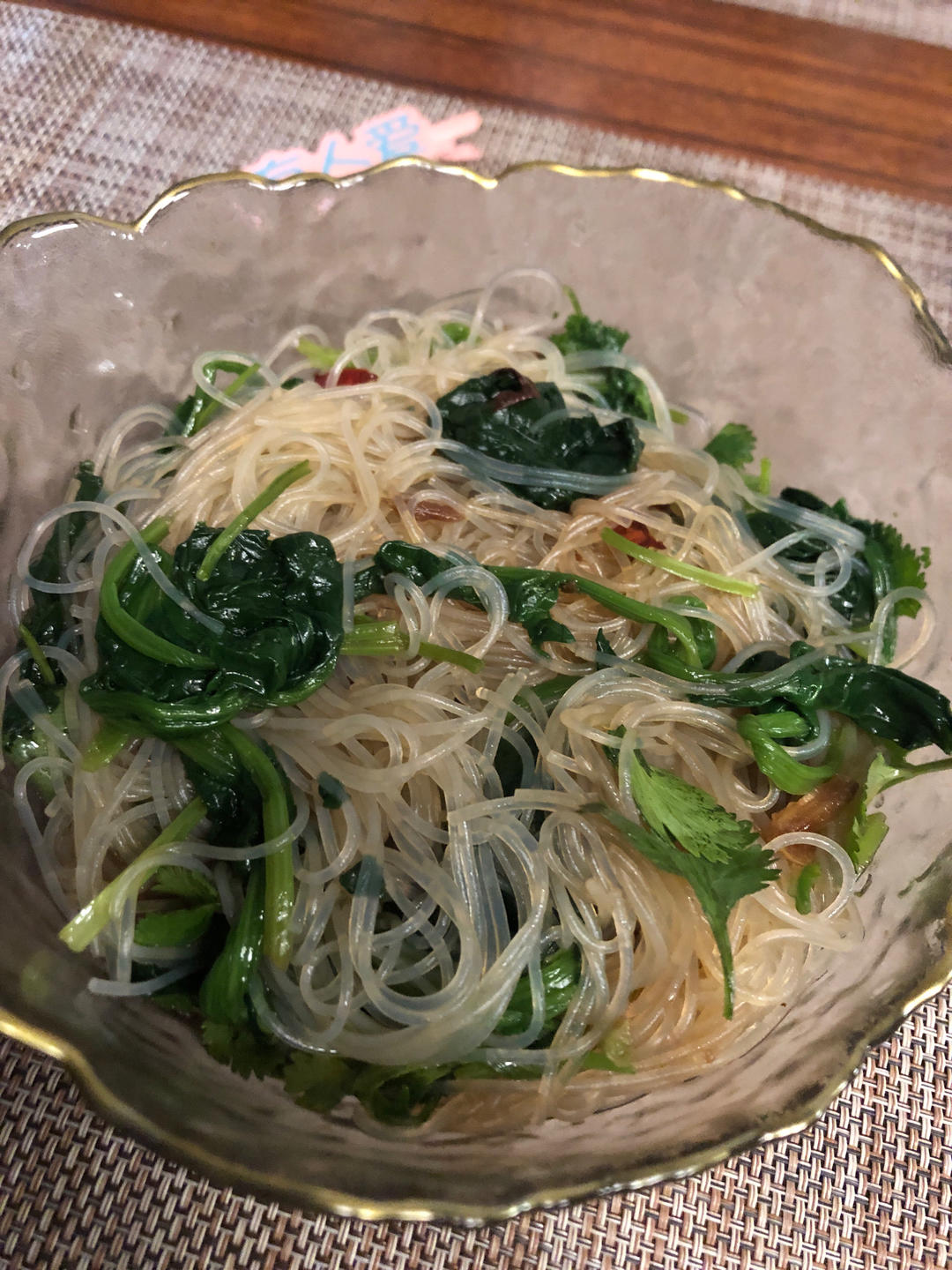 万能凉拌菜料汁（凉拌菠菜粉丝）