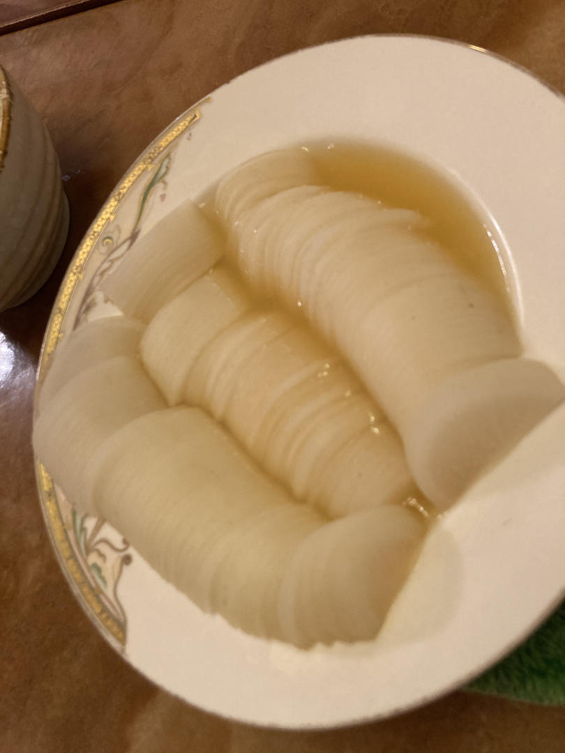 不能更简单美味的鸡汁蒸白萝卜