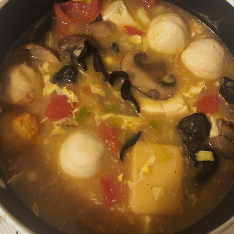 10分钟就能搞定的低脂酸辣汤❗好喝又开胃