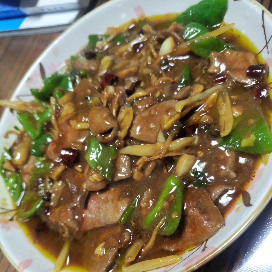 爆炒猪肝家庭做法