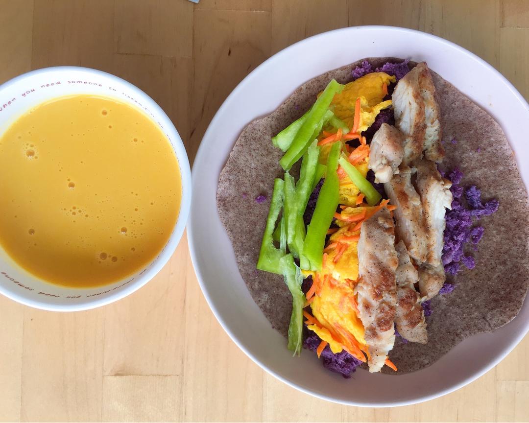 减脂健康快手早餐：墨西哥卷饼，料超足有木有！