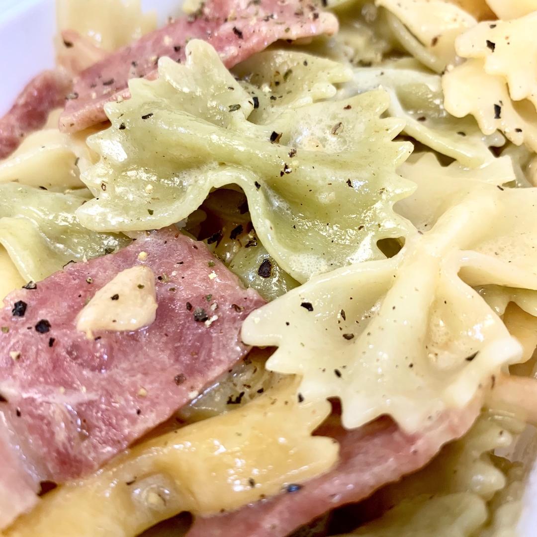 奶油培根意大利面（spaghetti）