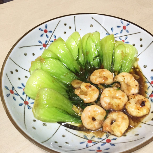 虾仁油菜