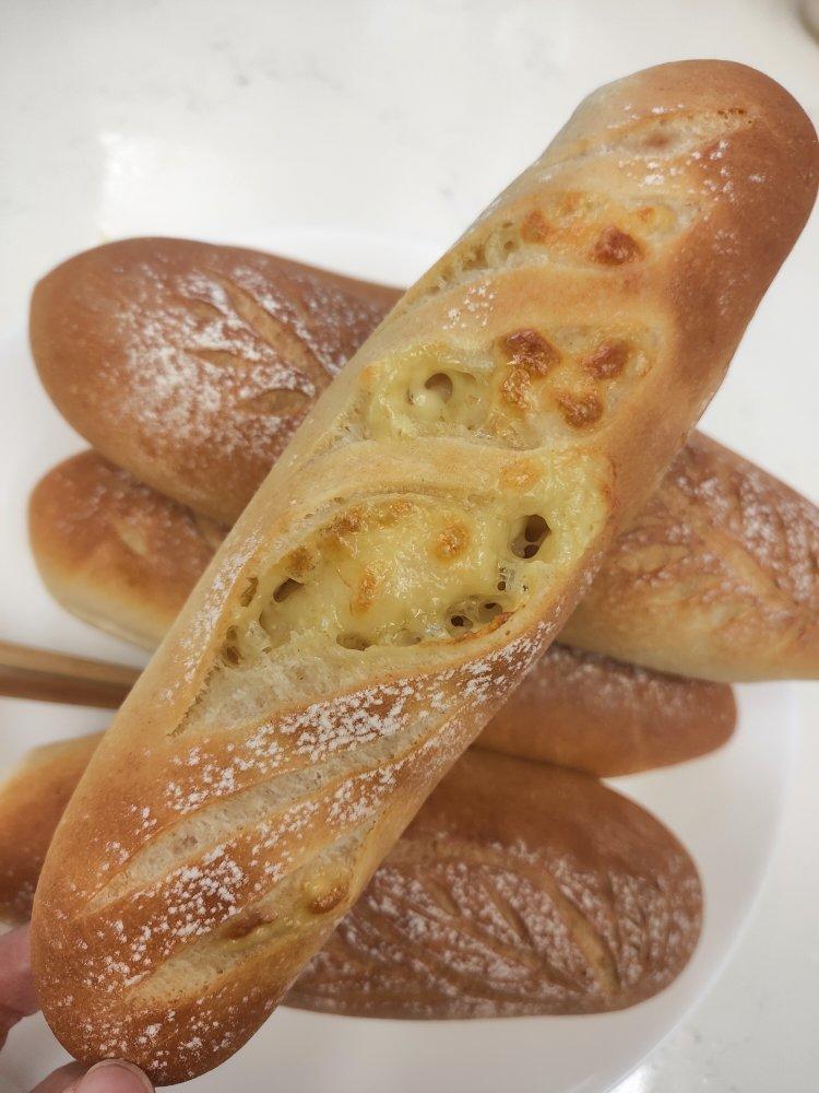 香肠（培根）芝士面包-老面版