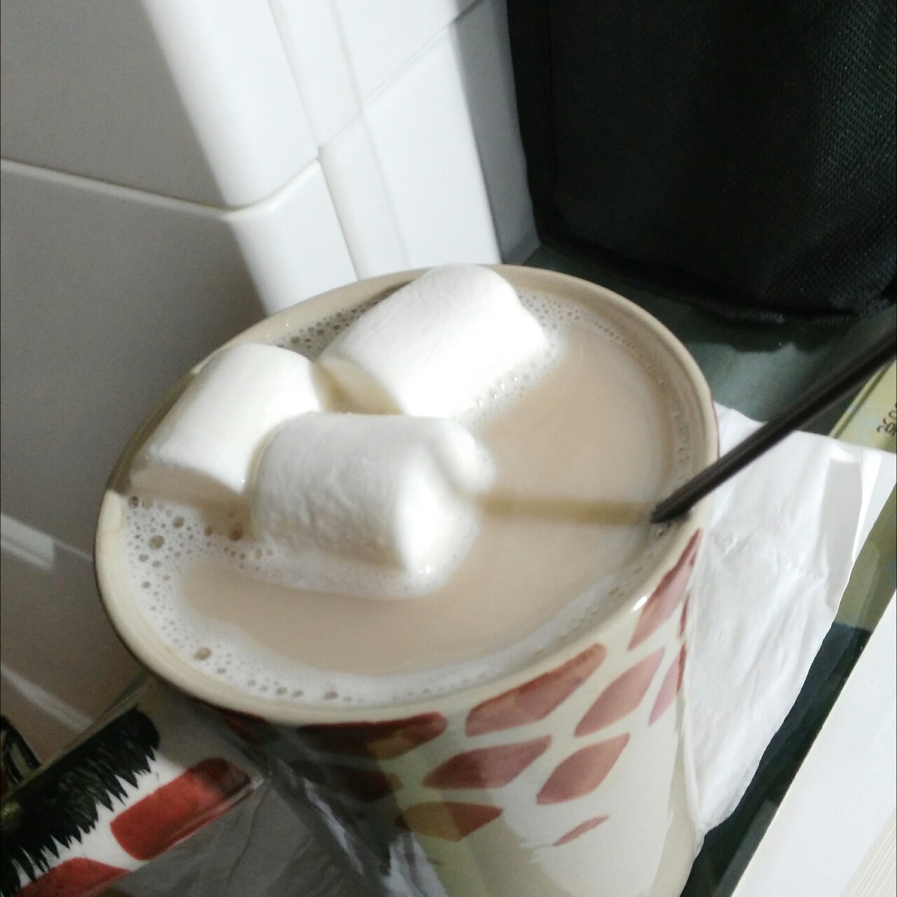 宿舍冬日热饮——棉花糖奶茶