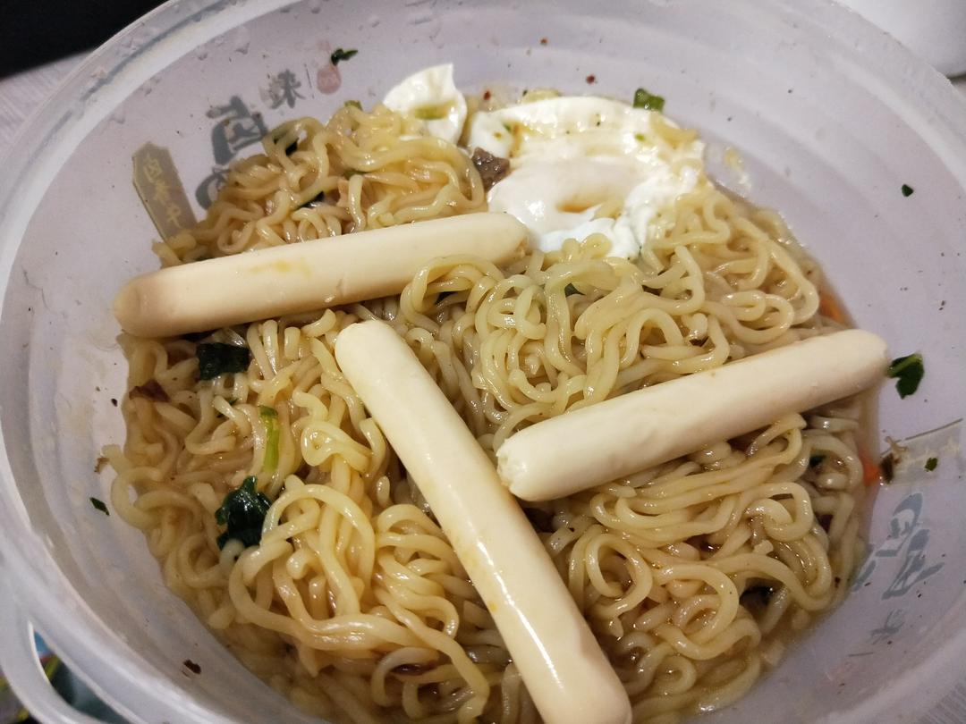 奥运冠军李小鹏的方便面做法（搬运来的）