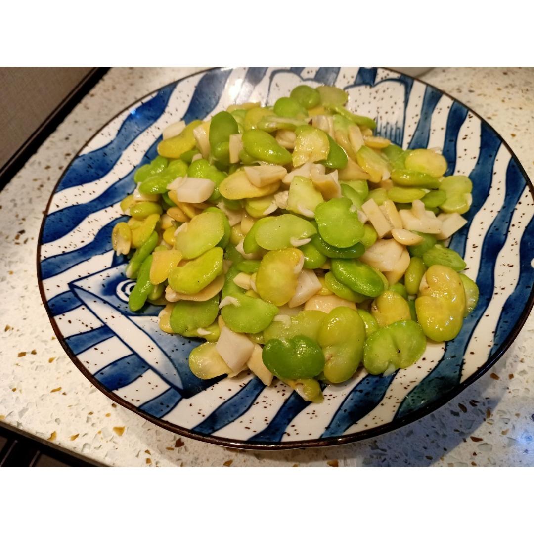 雪菜竹笋炒豆瓣