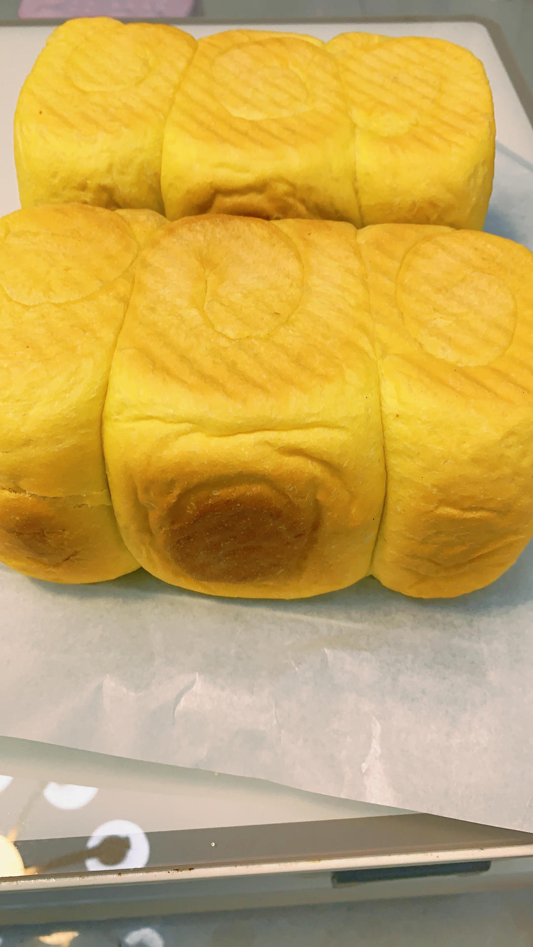 超软南瓜吐司|一次擀卷法