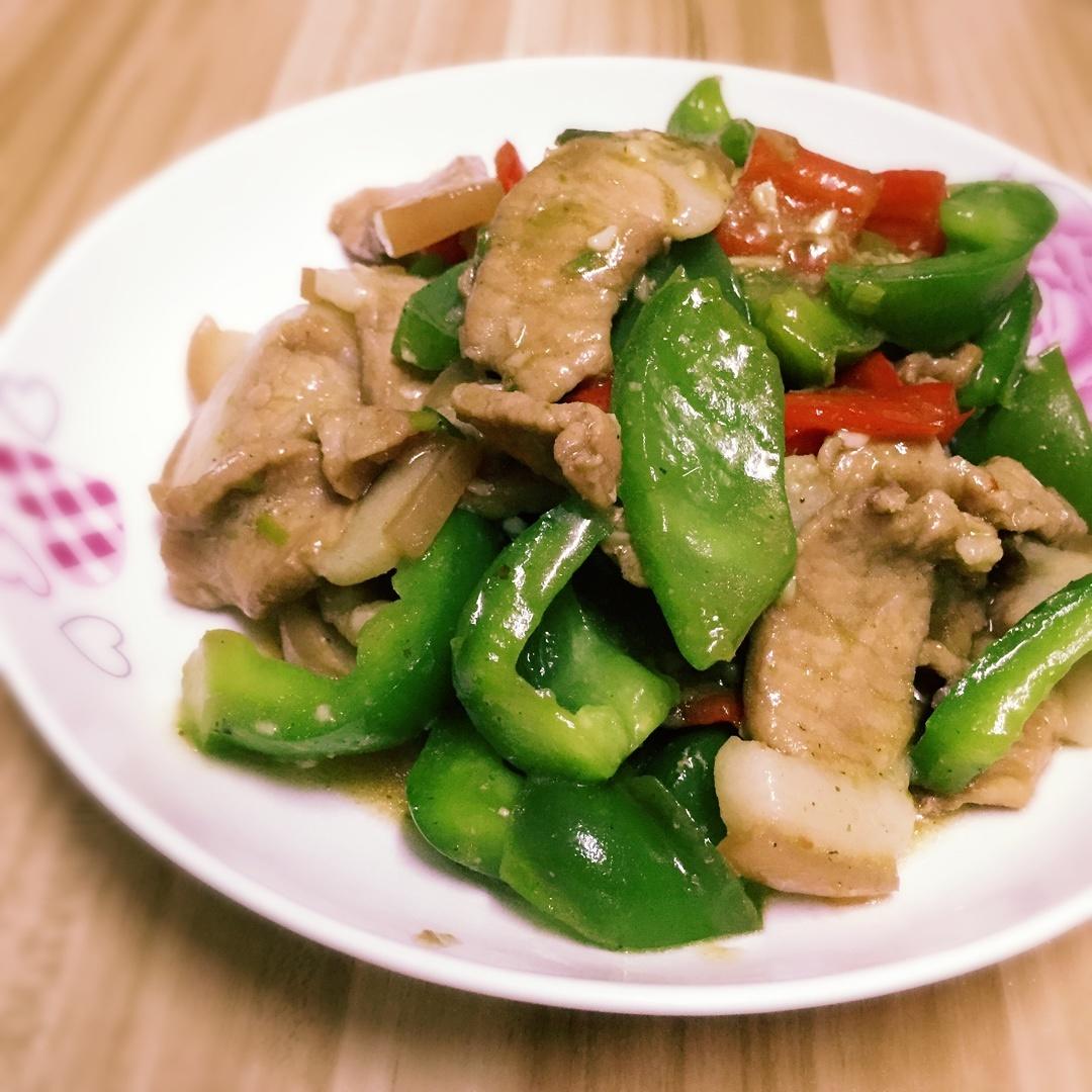 青红椒五花肉