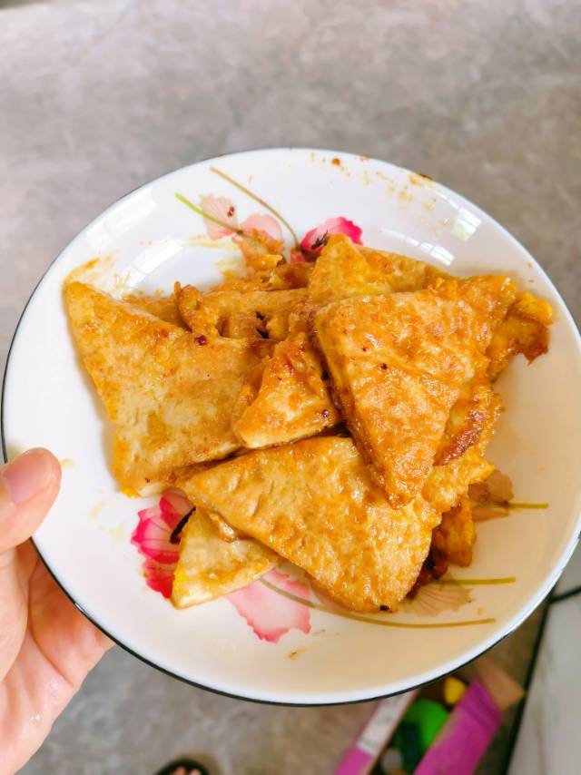 焖煎豆腐