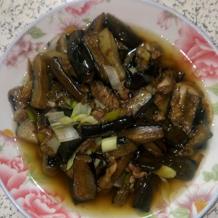 红烧肉沫茄子