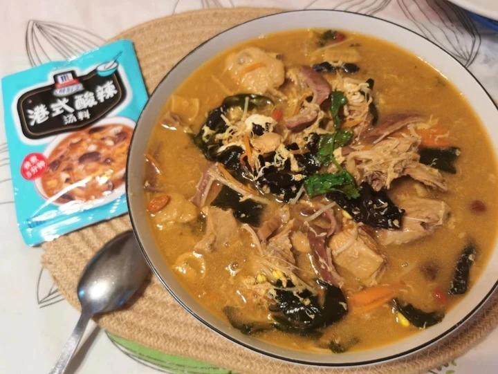 美味低脂酸辣汤