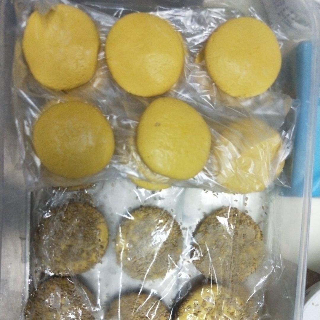 雪花南瓜饼