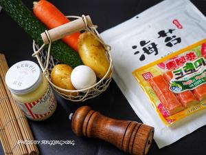 土豆泥蟹柳寿司，减脂期花样吃的做法 步骤1
