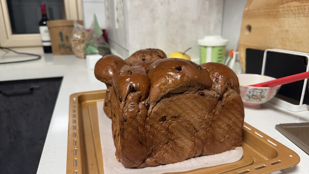 超浓郁巧克力淡奶油吐司｜无人能抵挡的美味