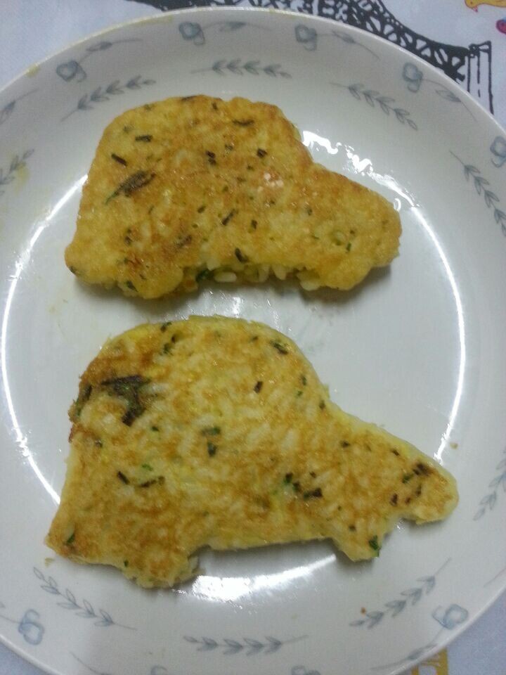 鸡蛋米饭煎饼