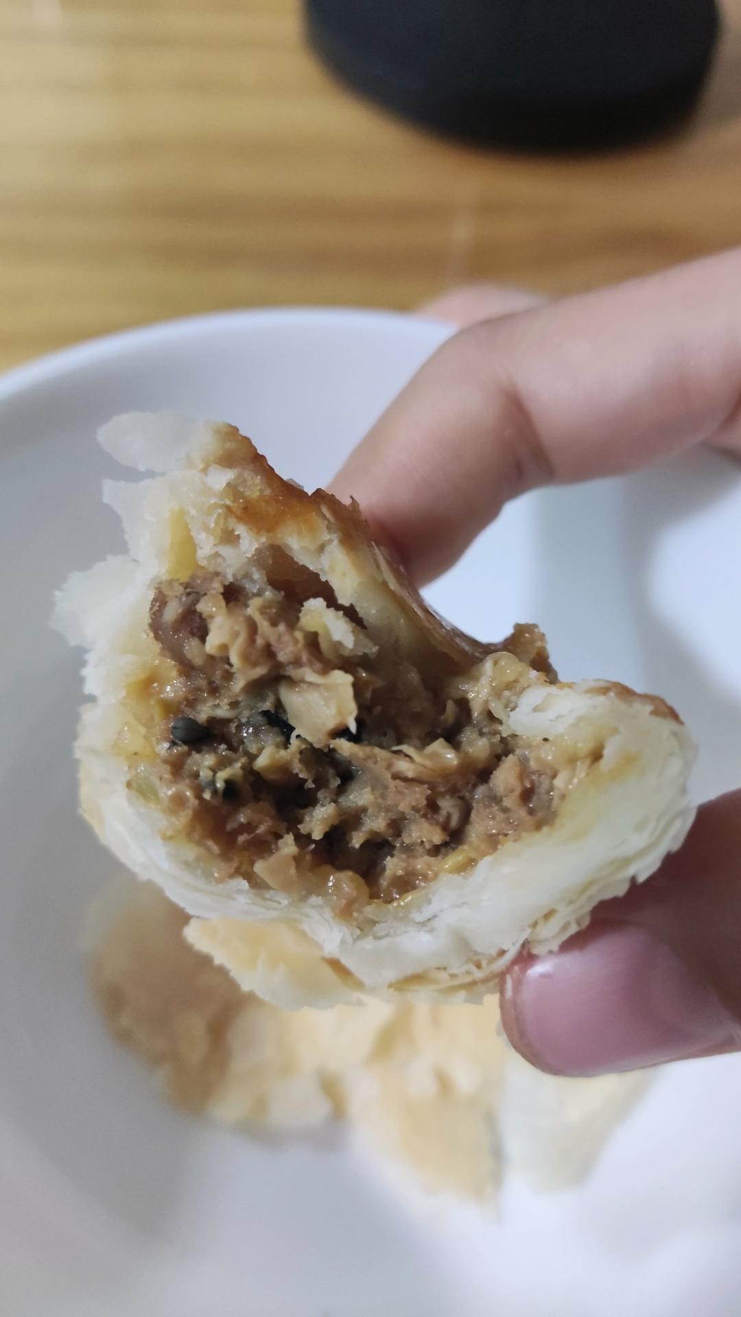 苏式鲜肉月饼|皮薄肉大多汁酥掉渣|超详细附视频