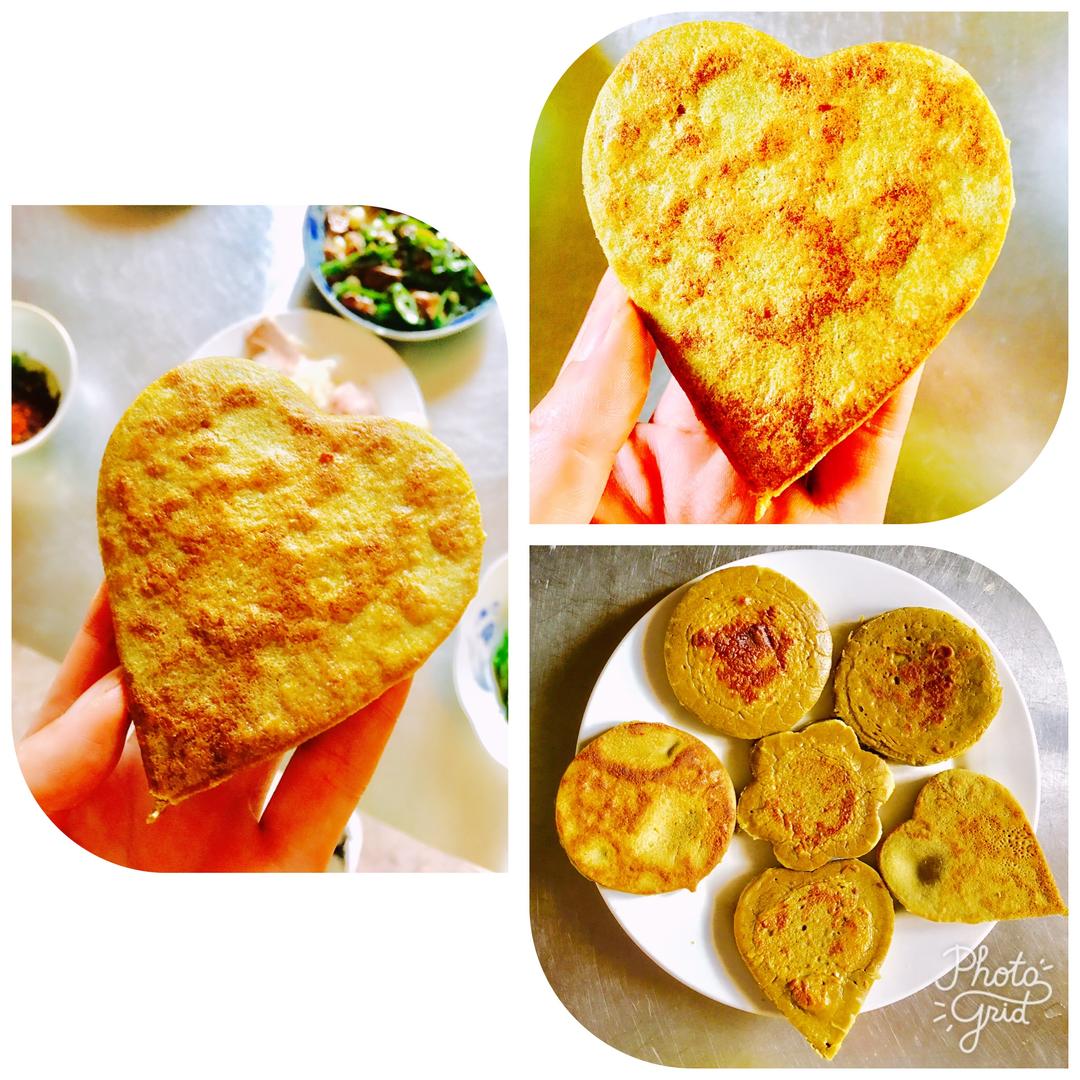 自制电饼档苦荞饼