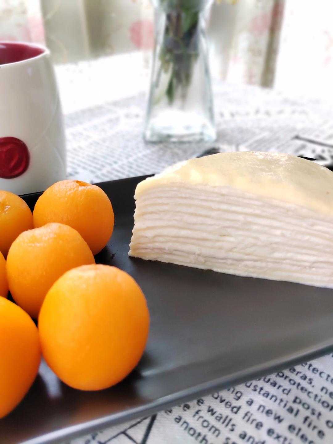 超好吃的榴莲千层6寸配方