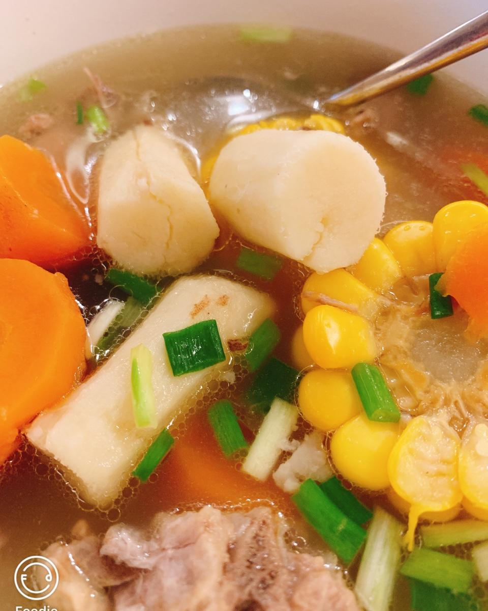 砂锅排骨山药玉米🌽煲（润燥养颜）