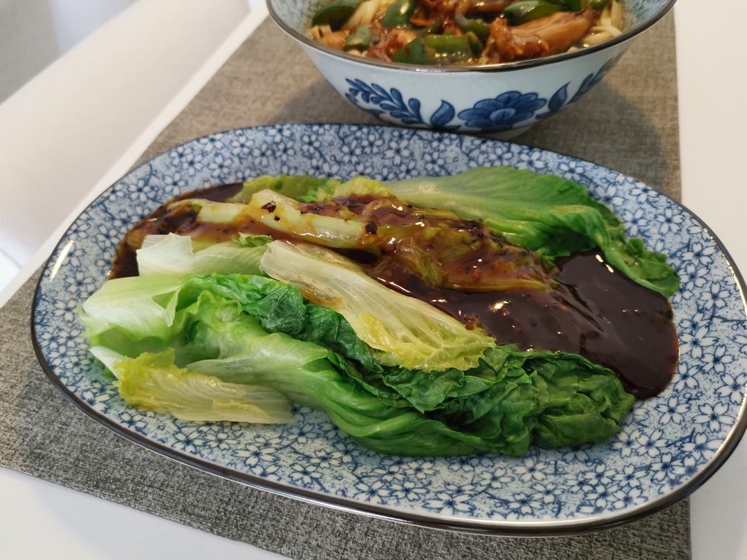 低脂蚝油生菜