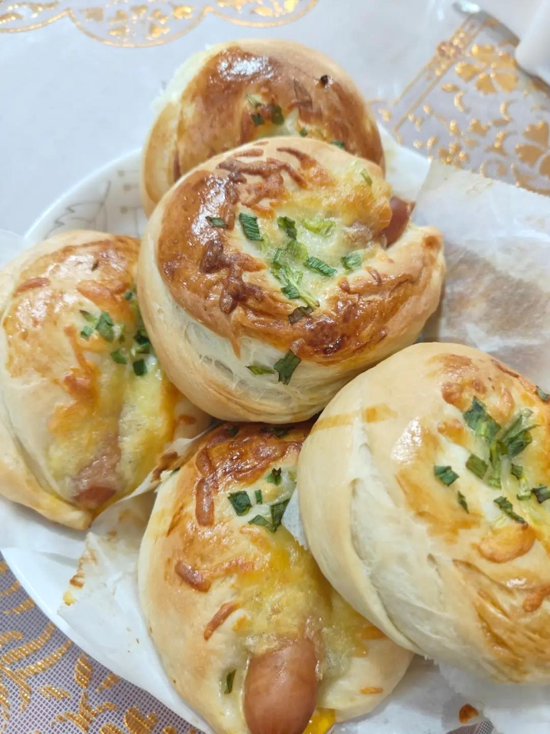 波兰种香葱芝士面包