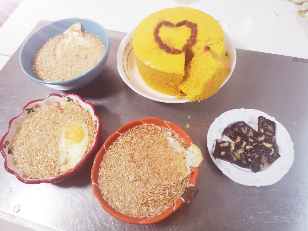 南瓜发糕 Steamed Pumpkin Cake