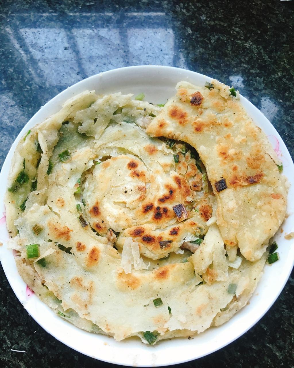 葱油饼（附详细步骤图）