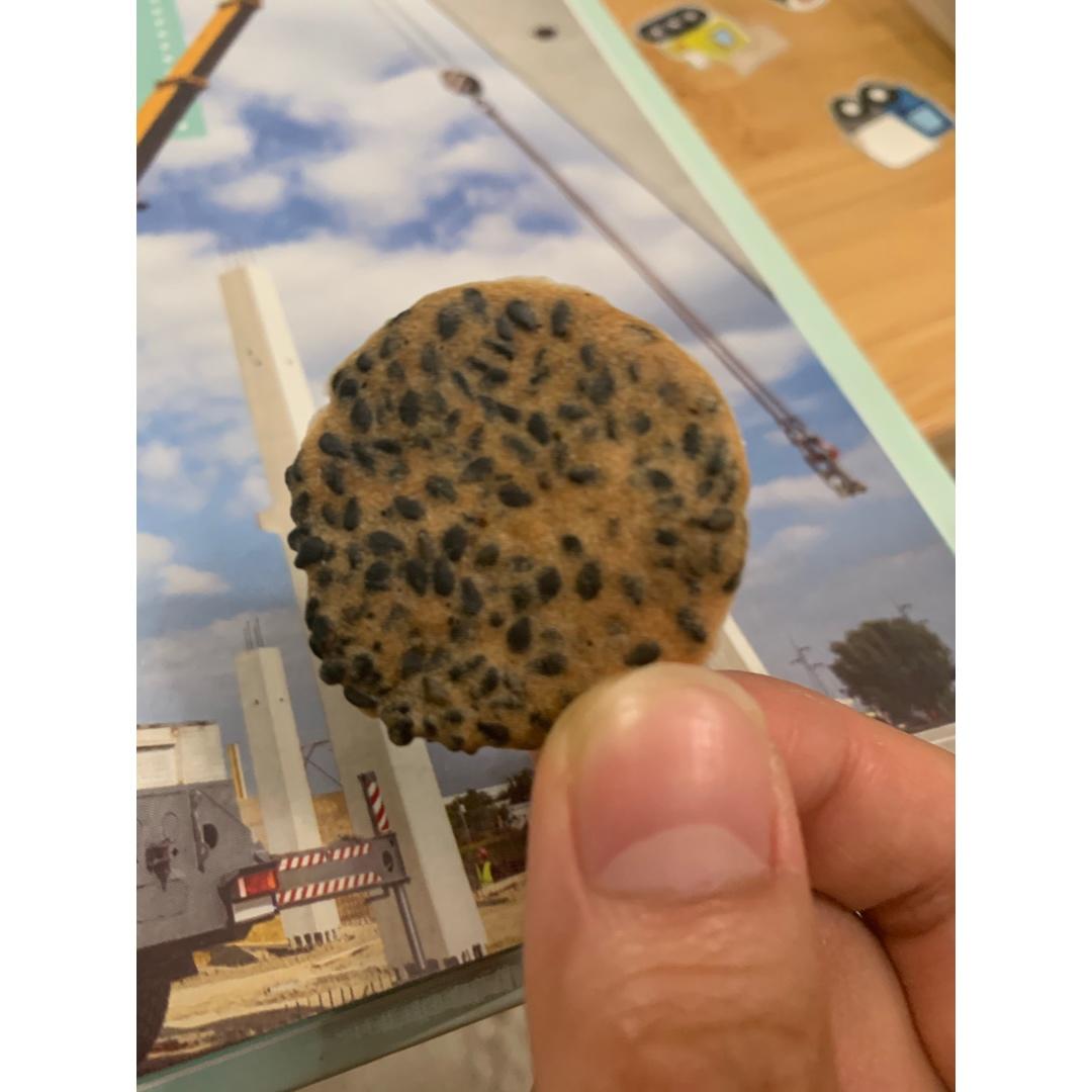 芝麻薄脆饼干，一步操作，超级简单