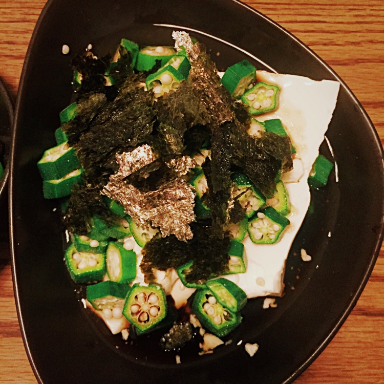 秋葵嫩豆腐&秋葵存储小方法