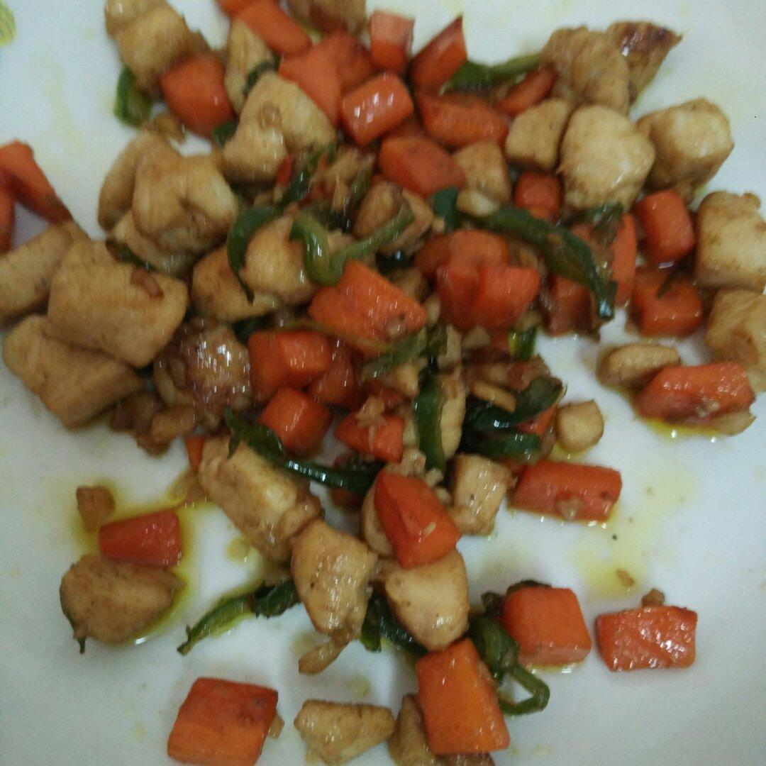 青椒鸡肉胡萝卜