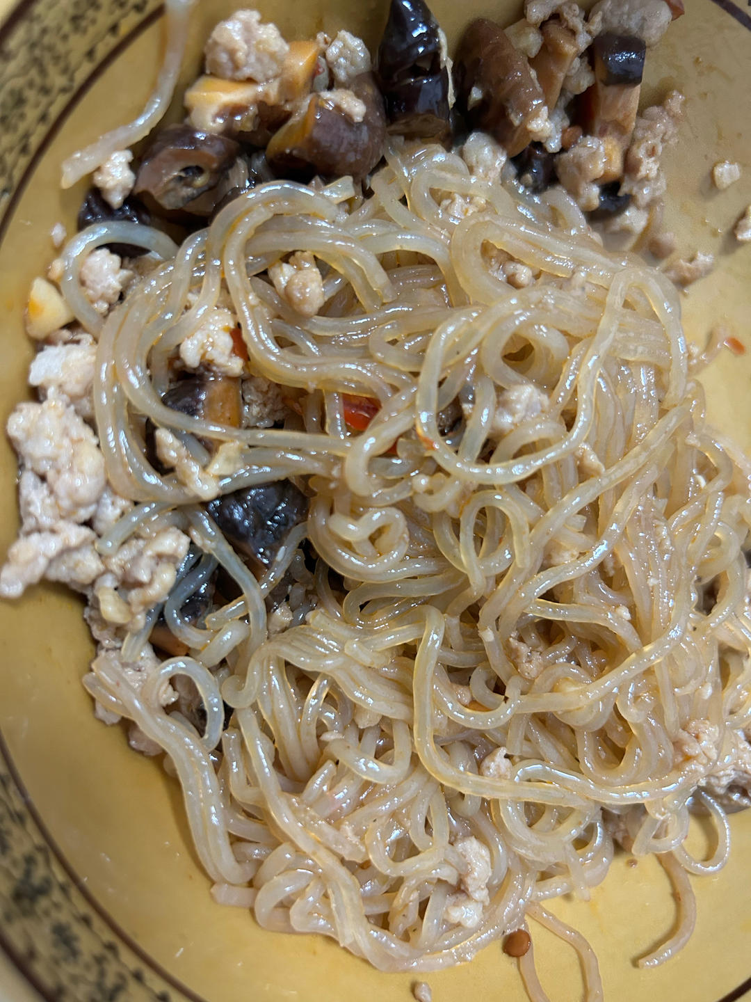 肉末炒粉丝
