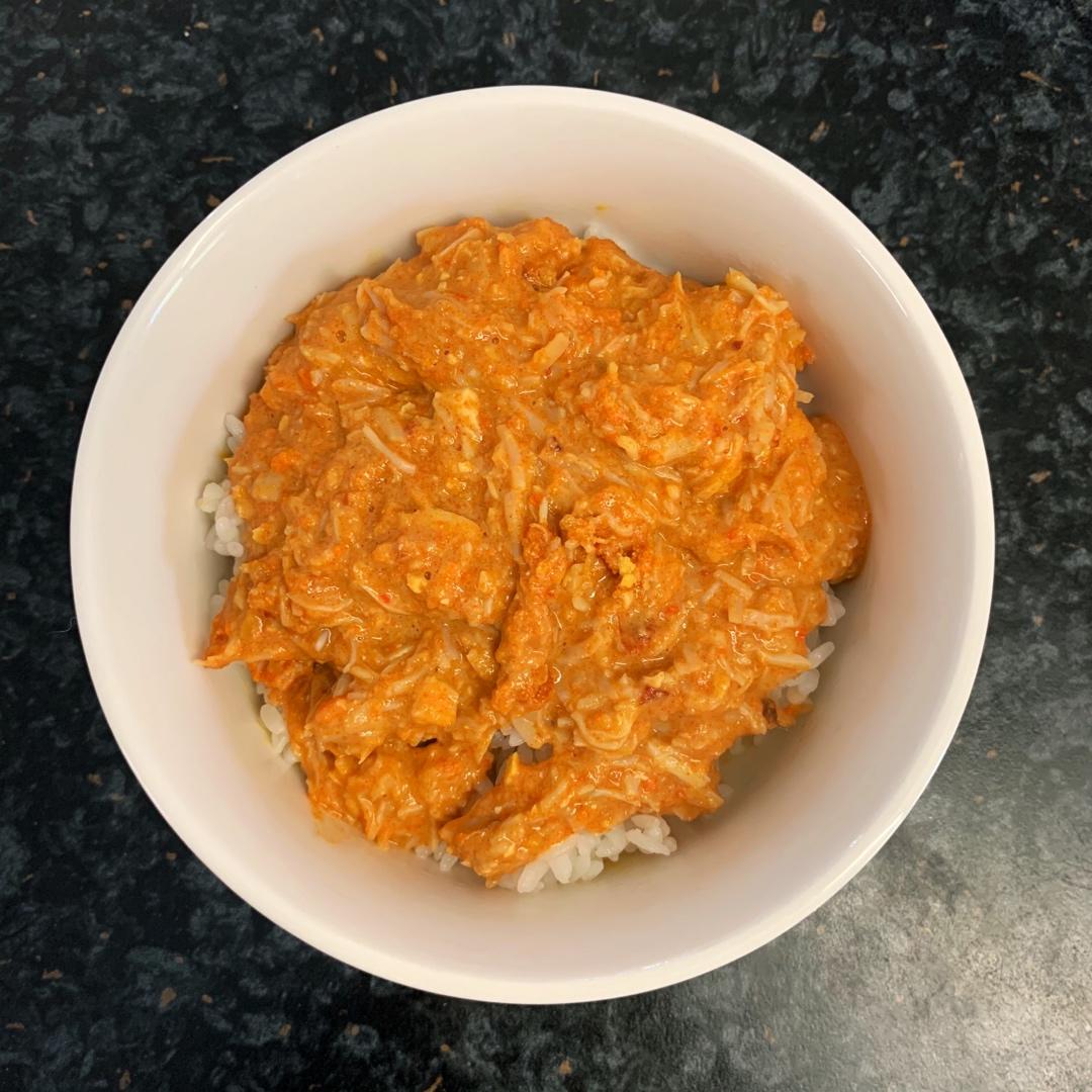 一次成功蟹黄盖饭