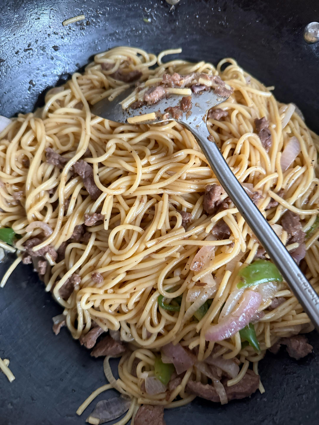 味道不输西餐厅的黑椒牛柳意面