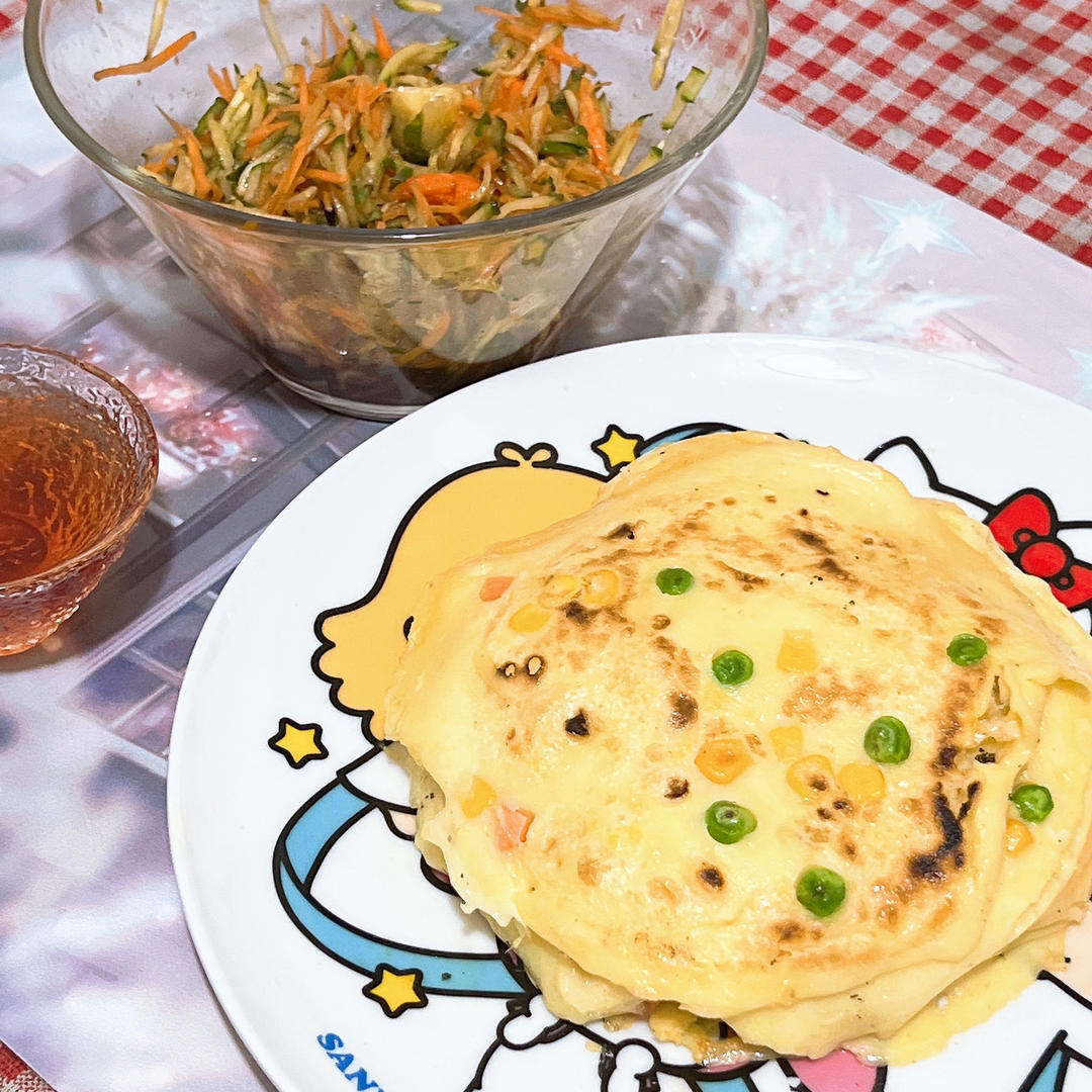 ⭐鸡蛋早餐饼⭐