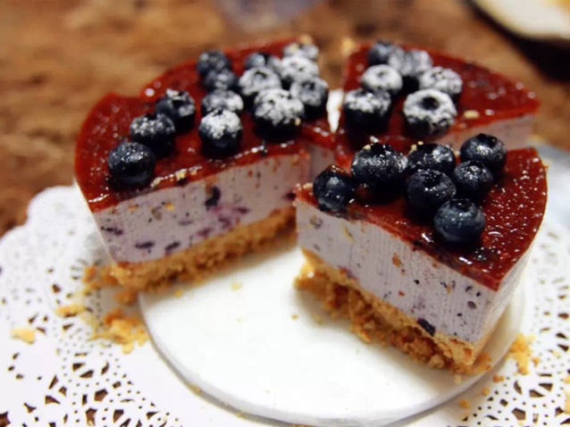 蓝莓芝士蛋糕