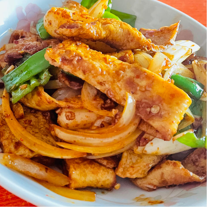 韩式辣炒鱼饼
