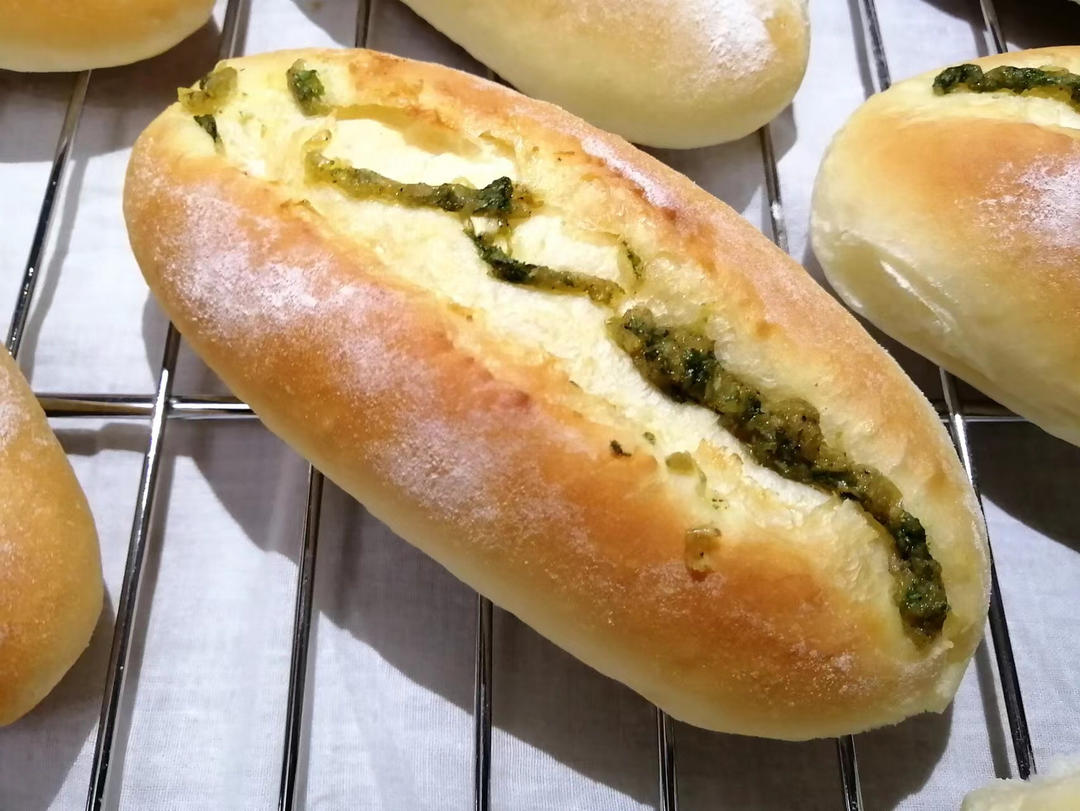 黄金芝士蒜香法式软面包｜芝香浓郁