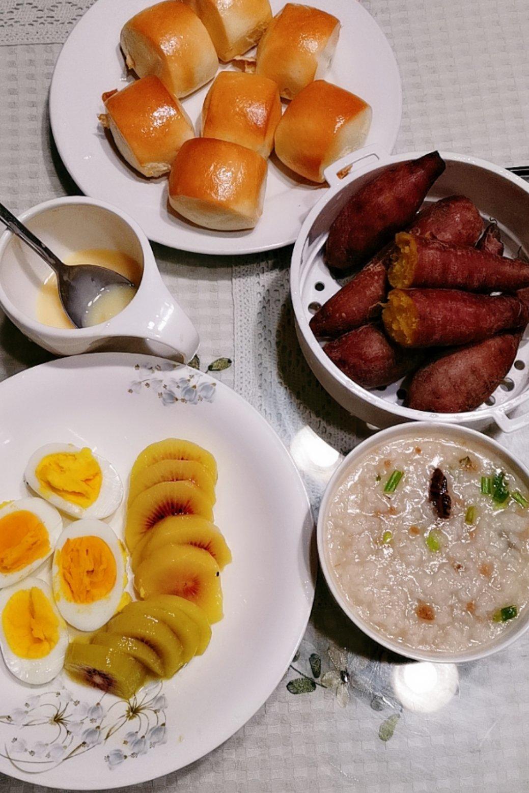 中学生的早餐