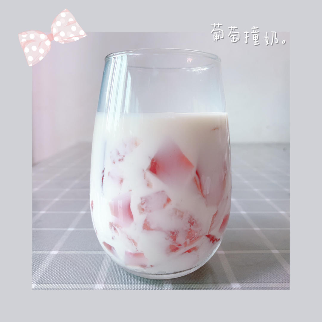夏日特饮—5款可以吸的水果冻撞奶，白凉粉的N种可能