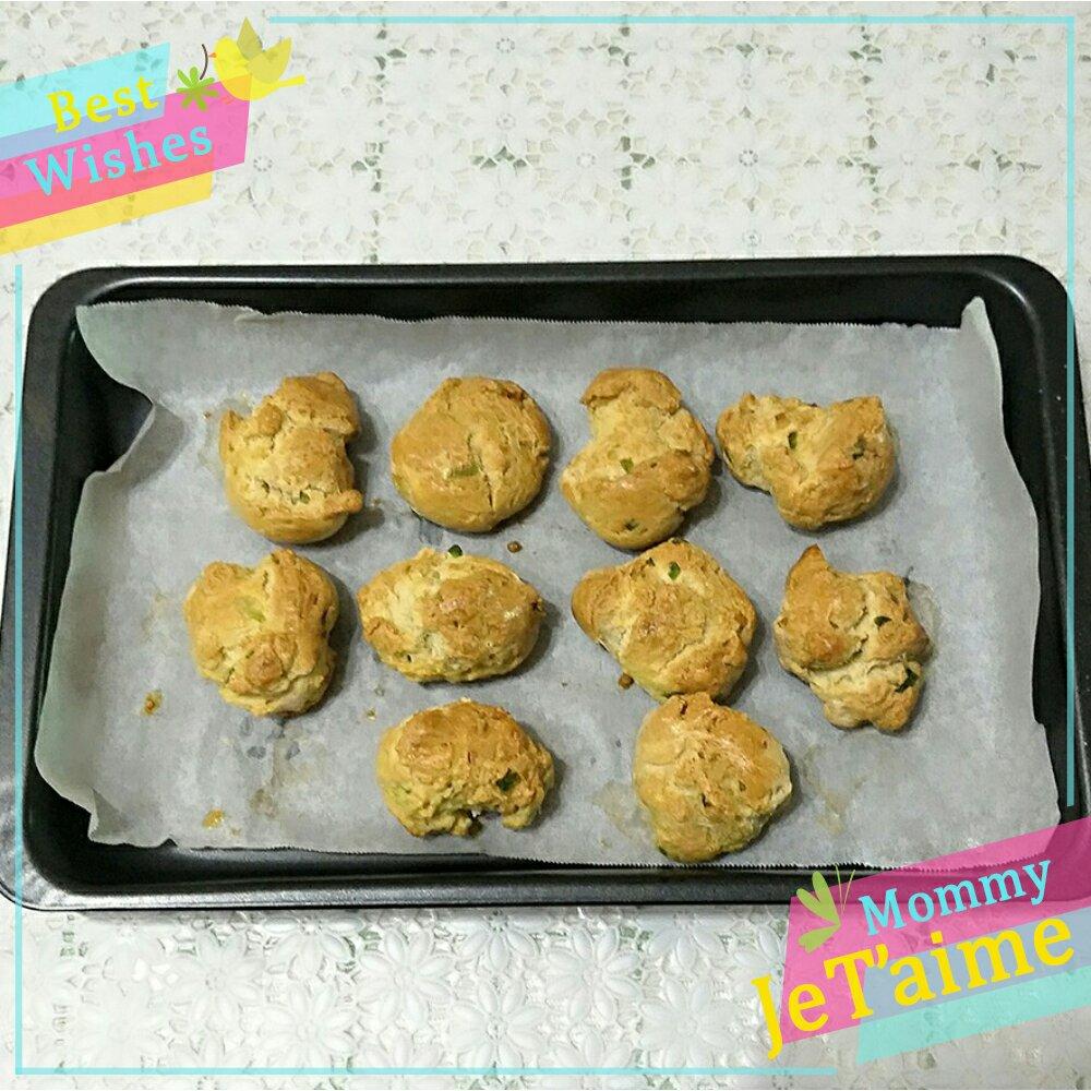 快手无油咸甜葱花司康