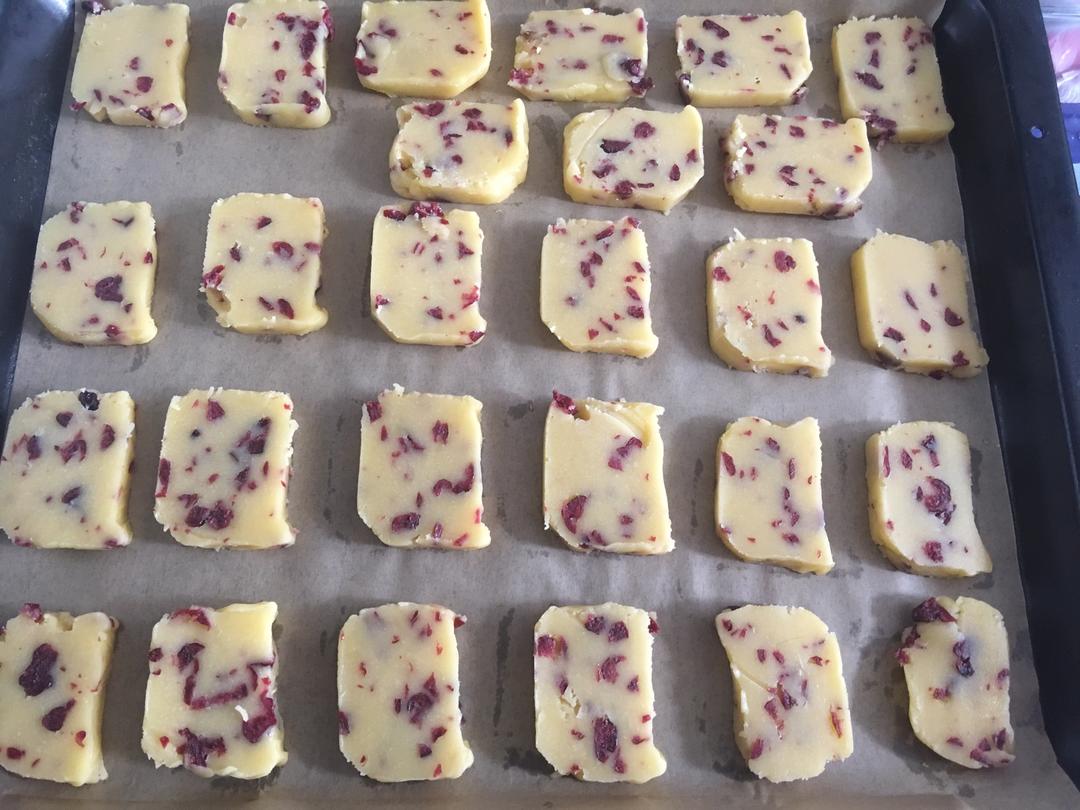 轻松上手的蔓越莓饼干（君之减量版）