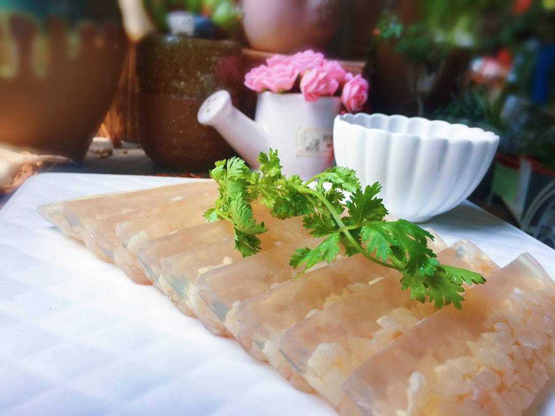 吃真正的胶原蛋白：水晶皮冻